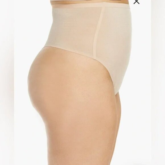 NWT Power Mesh High Waist Thong (Clay) - Picture 2 of 4